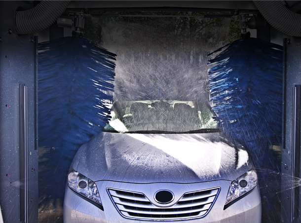 Car wash with ALPR