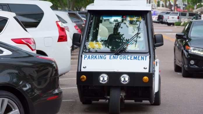 Parking Enforcement via Automatic Vehicle Chalking (ID)