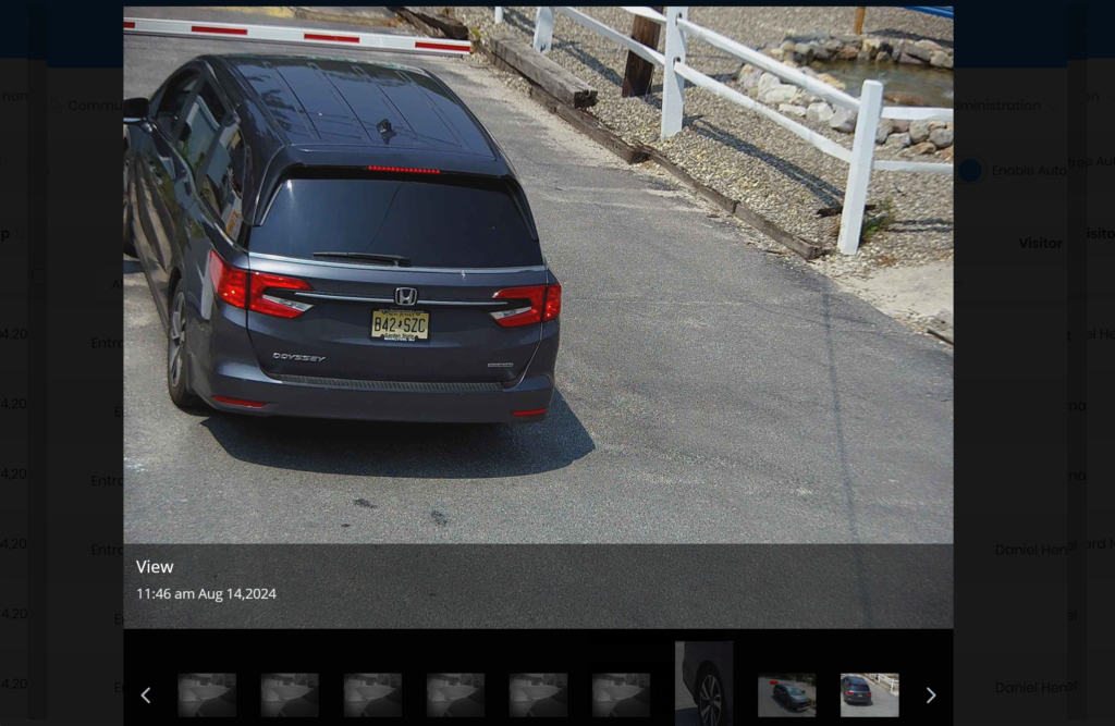 Campground Access Automation using License Plates