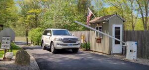 campground with license plate recognition cameras