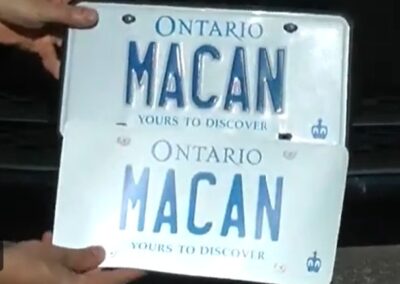 fake license plate sticker sold by customlicenseplates.us