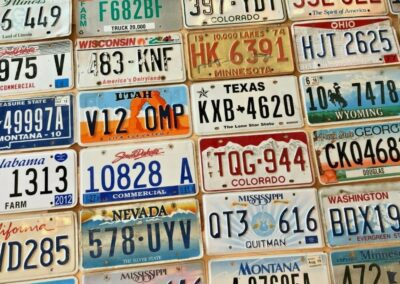 old license plates sold online